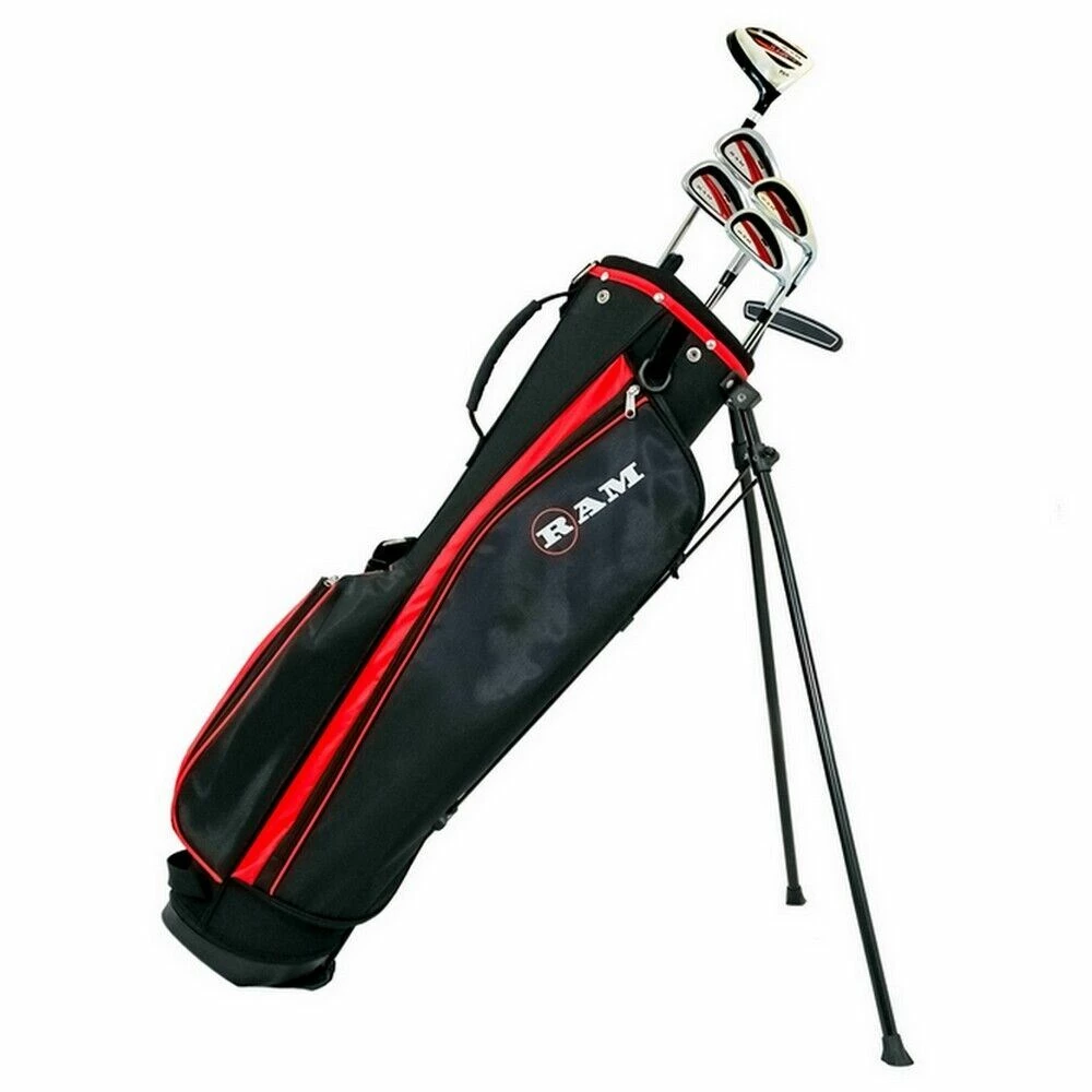 Ram Golf SGS Mens Golf Clubs Starter Set With Stand Bag - Steel Shafts 3 Ram Golf SGS Mens Golf Clubs Starter Set With Stand Bag - Steel Shafts