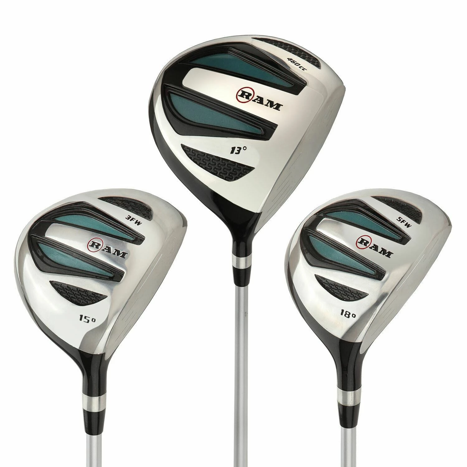 Ram Golf EZ3 Ladies Graphite Wood Set - Driver, 3 & 5 Wood - Headcovers Included 3 Ram Golf EZ3 Ladies Graphite Wood Set - Driver, 3 & 5 Wood - Headcovers Included