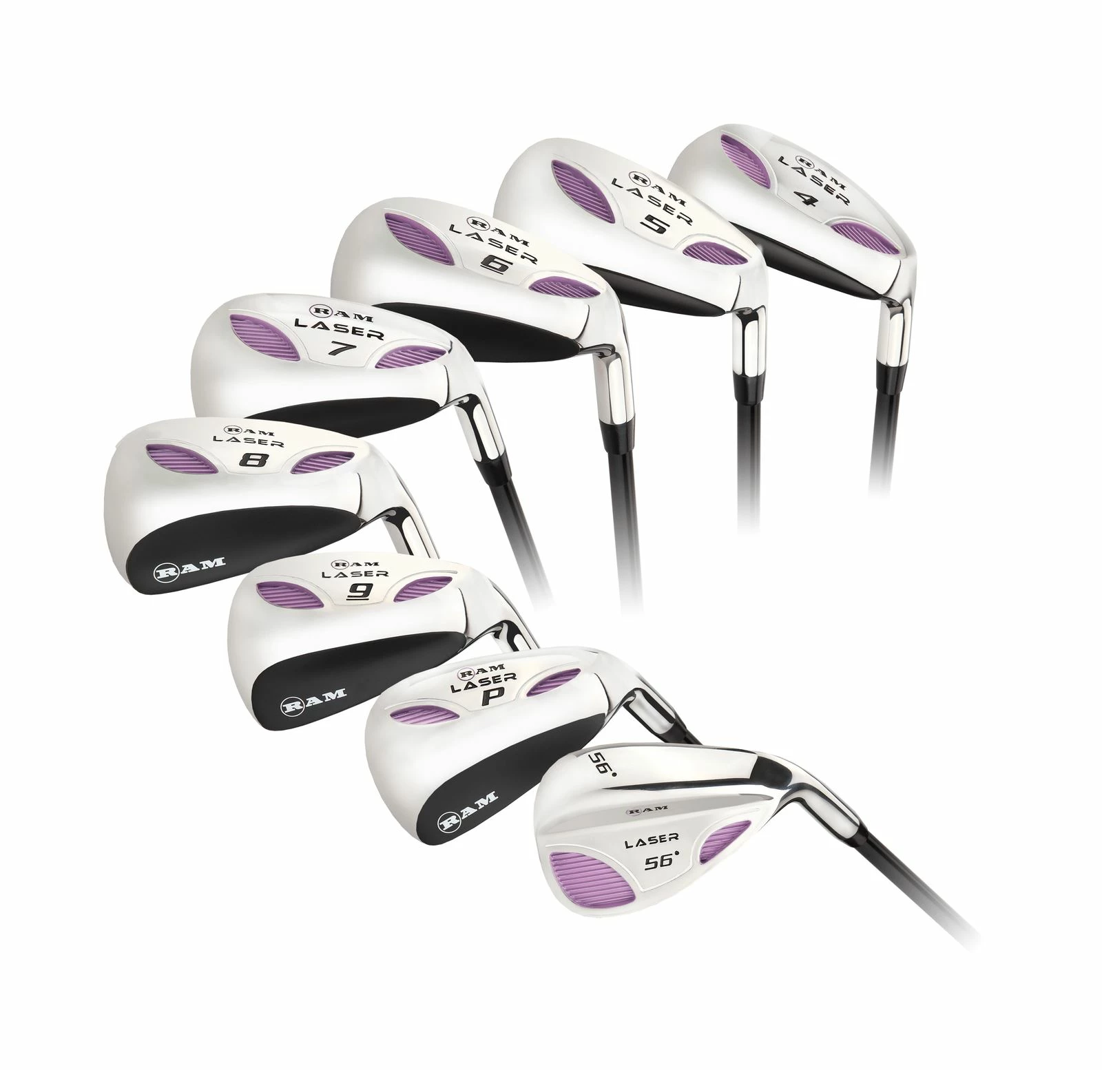 Ram Golf Laser Graphite Hybrid Irons Set 4-SW (8 Clubs) -Ladies Right Hand 3 Ram Golf Laser Graphite Hybrid Irons Set 4-SW (8 Clubs) -Ladies Right Hand
