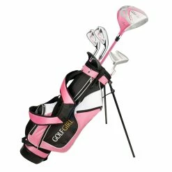 GolfGirl Golf Girl Junior Girls Golf Set V3 With Pink Clubs And Bag, Right Hand