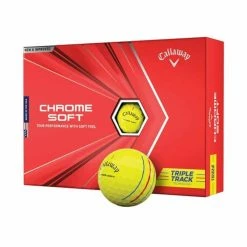 Callaway Chrome Soft 2022 Yellow Golf Ballls