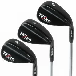 TEXAN CLASSICS II GUN METAL Mens Right Hand Golf Wedge Set 52-56-60 3 Wedge Set