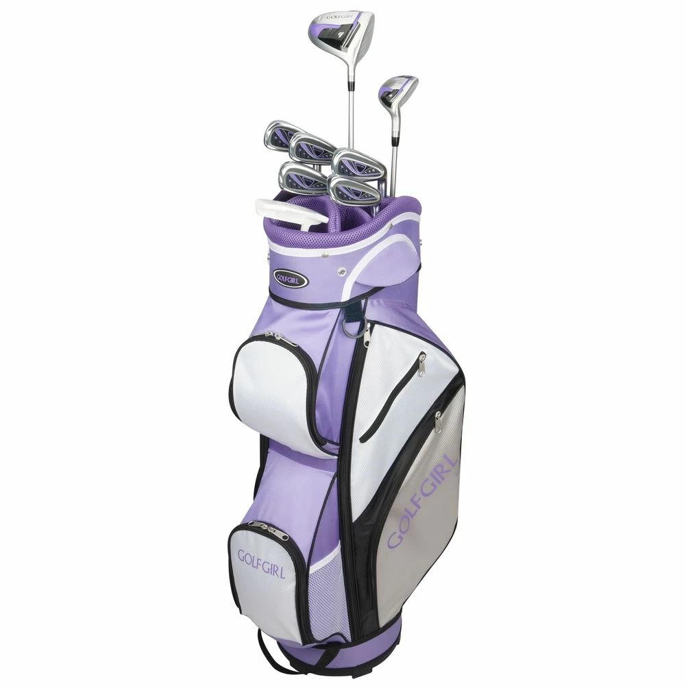 GolfGirl FWS3 Ladies Petite Golf Clubs Set With Cart Bag, All Graphite, Left Hand 18 GolfGirl FWS3 Ladies Petite Golf Clubs Set With Cart Bag, All Graphite, Left Hand - Image 16