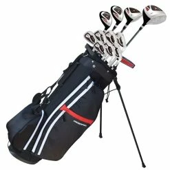 Prosimmon Golf X9 V2 Tall +1" Mens Graphite/Steel Golf Club Set &Bag -Stiff Flex