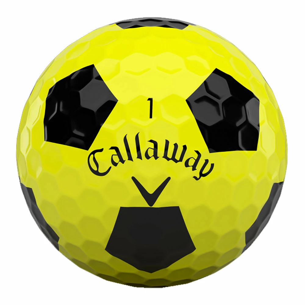Callaway Chrome Soft Truvis Yellow Golf Balls - Dozen 4 Callaway Chrome Soft Truvis Yellow Golf Balls - Dozen - Image 2