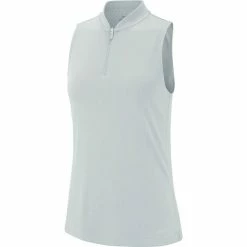 Nike Golf Nike Dri Fit Womens Sleeveless Golf Polo -Clubs Shop 10268 043PUREPLAT