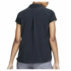 Nike Golf Nike Flex Womens Sheer Sleeve Golf Polo -Clubs Shop 10274 010BLACK 1