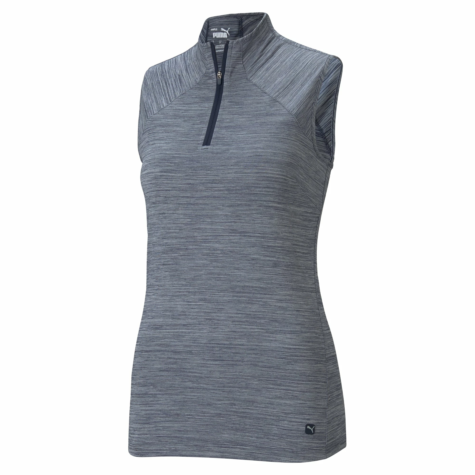 PUMA Golf Puma Daily Mockneck Womens Sleeveless Golf Polo 5 PUMA Golf Puma Daily Mockneck Womens Sleeveless Golf Polo - Image 3