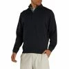 FootJoy Drop Needle Half Zip Black Mens Golf Pullover -Clubs Shop 11987 37cf1ed2 94ea 4775 a513 67383e709fa7