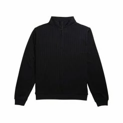 FootJoy Drop Needle Half Zip Black Mens Golf Pullover -Clubs Shop 11987 3 e63ea4fb 72a4 4f98 93be 68b0bf948406