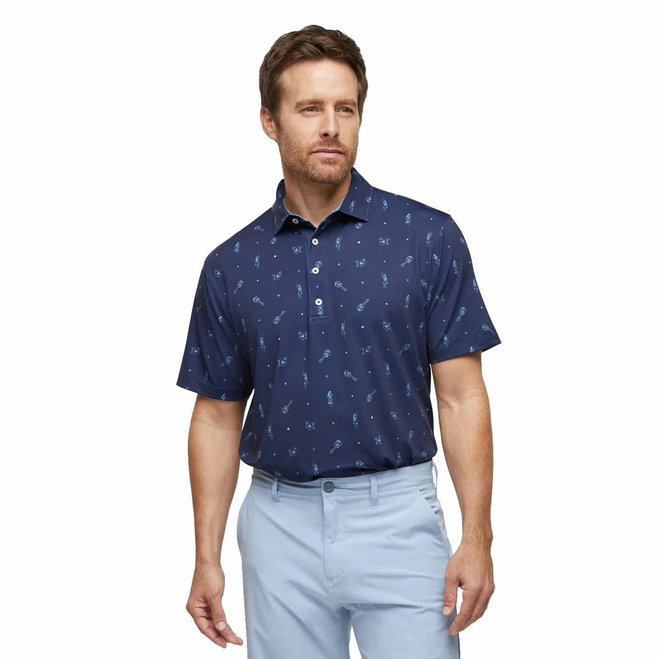 Devereux Proper Threads Luau Mens Golf Polo 3 Devereux Proper Threads Luau Mens Golf Polo