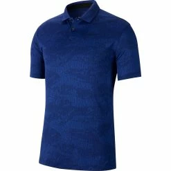 Nike Golf Nike Dri-FIT Vapor Camo Jacquard Mens Golf Polo -Clubs Shop 13127 492BLUEVOID