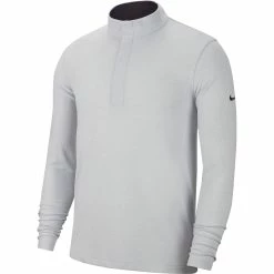 Nike Golf Nike Dri-FIT Victory Mens Golf 1/2 Zip -Clubs Shop 13134 042SKYGREY