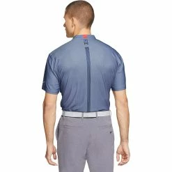 Nike Golf Nike Dri-FIT Tiger Woods PGA Mens Golf Polo -Clubs Shop 13190 460INDIGO 1