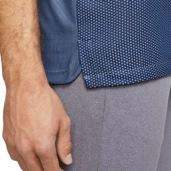 Nike Golf Nike Dri-FIT Tiger Woods PGA Mens Golf Polo -Clubs Shop 13190 460INDIGO 5