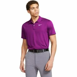 Nike Golf Nike Dri-FIT Victory Solid Mens Golf Polo -Clubs Shop 13207 VIVIDPURPL551 754dee5a cfae 4366 870a 6cd49f86979a