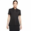 Nike Golf Nike Dri Fit Womens Short Sleeve Golf Polo -Clubs Shop 13300 010BLACK