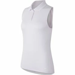 Nike Golf Nike Dri-FIT Victory Solid Womens Sleeveless Golf Polo -Clubs Shop 13304 509BARELYGRAP