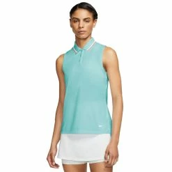 Nike Golf Nike Dri-FIT Victory Solid Womens Sleeveless Golf Polo