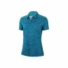 Nike Golf Nike Printed UV Dri Fit Womens Golf Polo -Clubs Shop 13317 301GREENABYSS