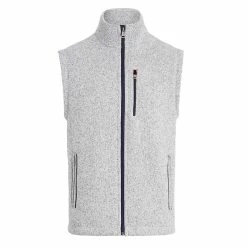 Polo Ralph Lauren Polo Golf Madison Avenue Sweater Mens Fleece Golf Vest -Clubs Shop 14020 LTGREYHTHR 3