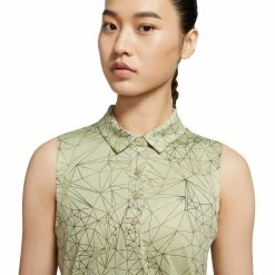 Nike Golf Nike Dri-FIT Fairway Womens Sleeveless Golf Polo -Clubs Shop 15785 MEDOLIVE222 1