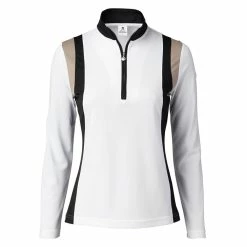 Daily Sports Wilona Black Womens Golf 1/2 Zip