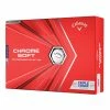 Callaway Chrome Soft Triple Track White Golf Balls - Dozen -Clubs Shop 16133