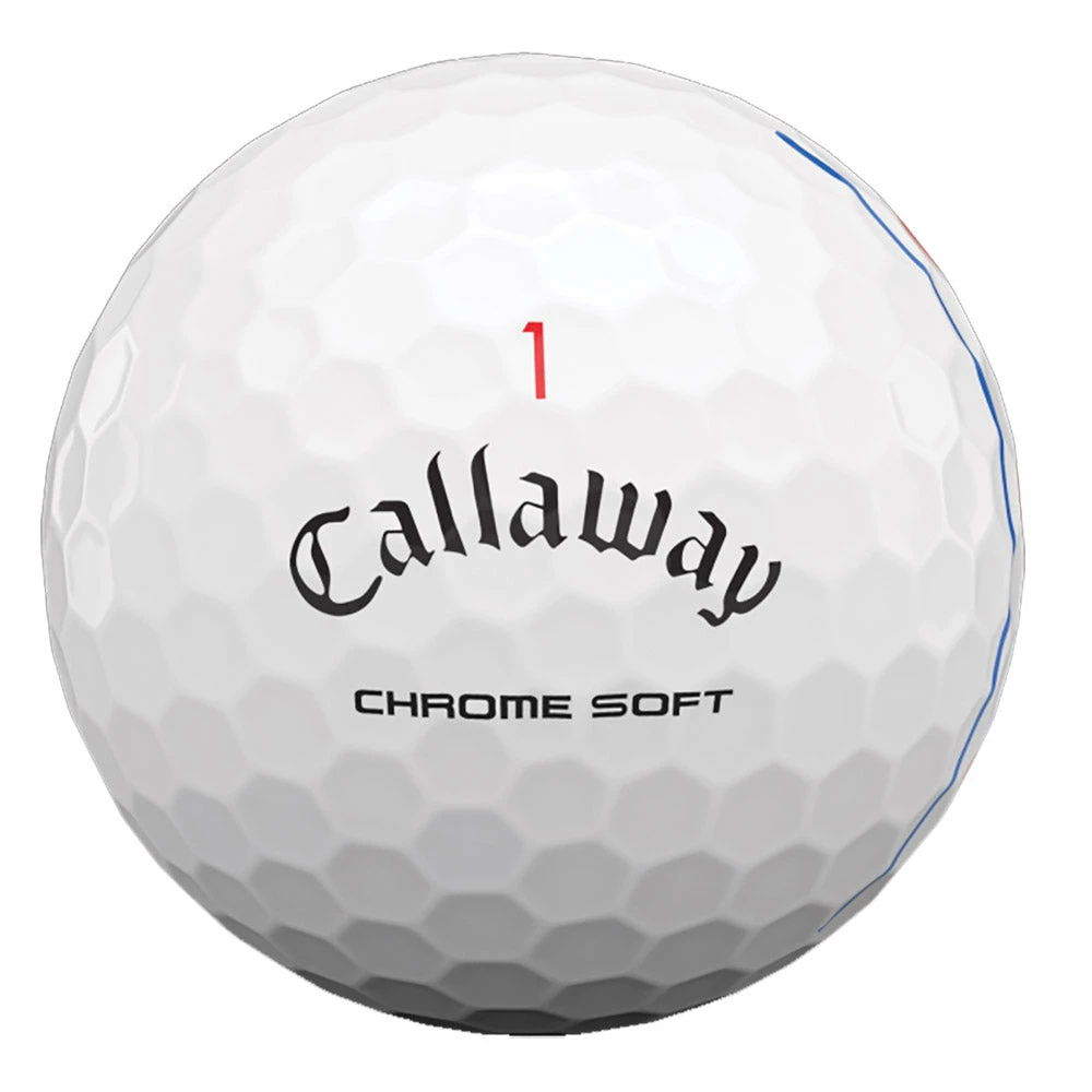 Callaway Chrome Soft Triple Track White Golf Balls - Dozen 4 Callaway Chrome Soft Triple Track White Golf Balls - Dozen - Image 2