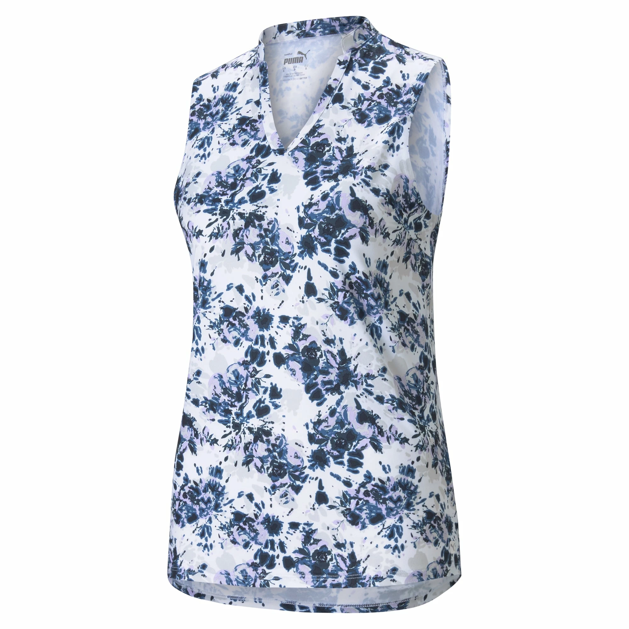 PUMA Golf Puma Cloudspun Floral Tie Dye Womens Golf Polo 3 PUMA Golf Puma Cloudspun Floral Tie Dye Womens Golf Polo
