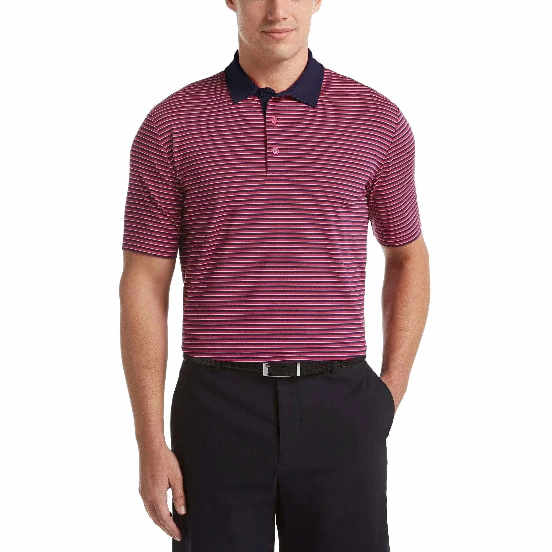 Callaway 3-Color Stripe Mens Golf Polo 3 Callaway 3-Color Stripe Mens Golf Polo
