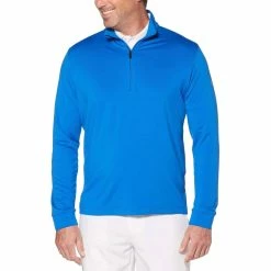 Callaway Swing Tech Cooling+ Mens Golf 1/4 Zip -Clubs Shop 17877 MAGNETICBLUE