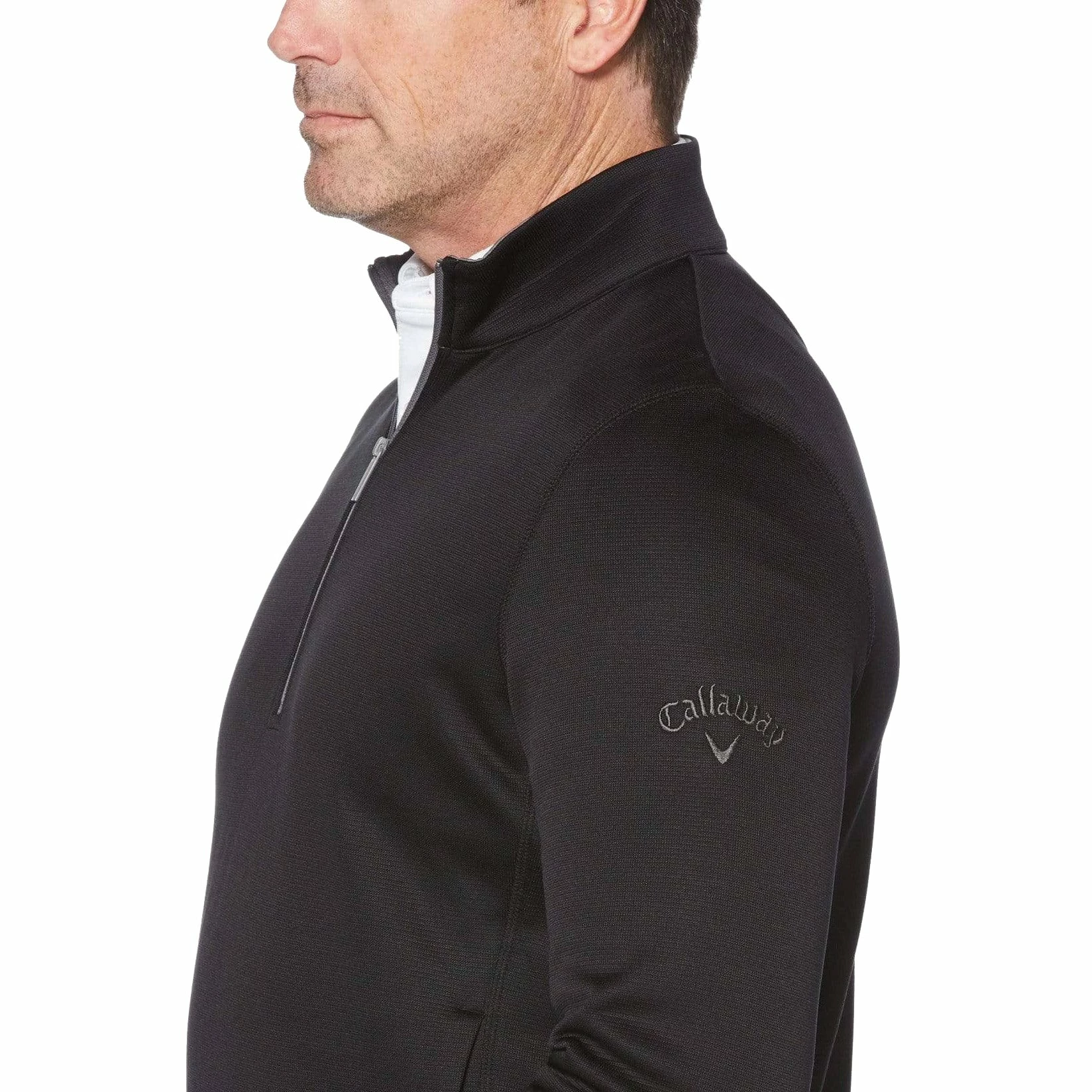 Callaway Dual Action Mens Golf 1/2 Zip 4 Callaway Dual Action Mens Golf 1/2 Zip - Image 2