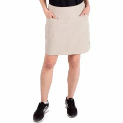 NVO Bianca 17in Womens Golf Skort -Clubs Shop 18448 TAUPE071