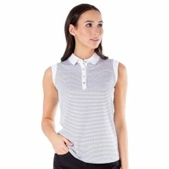 NVO Dottie Womens Sleeveless Golf Polo -Clubs Shop 18457 WHITE100 c7869fbd e361 4888 89e7 06bbdb6763ea