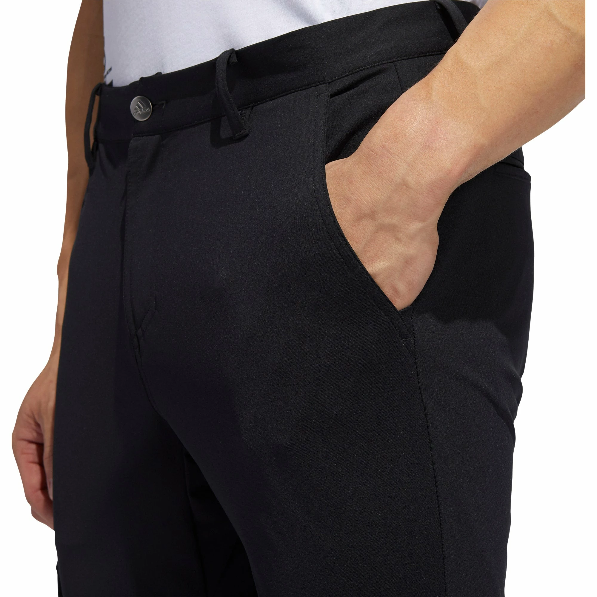 Adidas Golf Adidas Adicross Warp Knit Black Mens Golf Joggers 4 Adidas Golf Adidas Adicross Warp Knit Black Mens Golf Joggers - Image 2