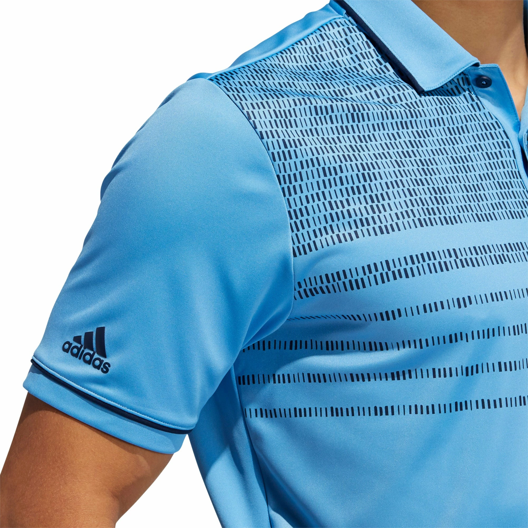 Adidas Golf Adidas Core Novelty Mens Golf Polo 4 Adidas Golf Adidas Core Novelty Mens Golf Polo - Image 2