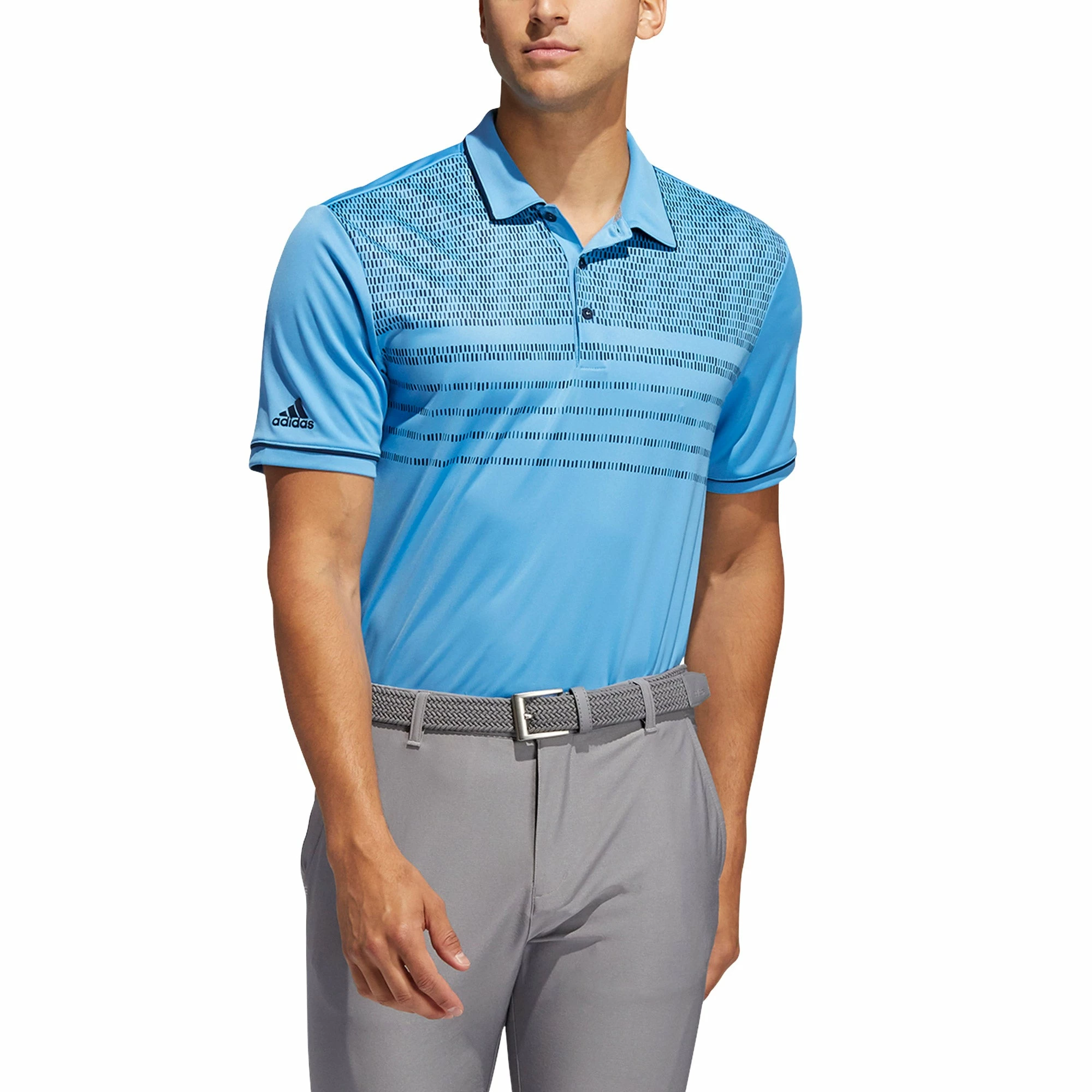 Adidas Golf Adidas Core Novelty Mens Golf Polo 3 Adidas Golf Adidas Core Novelty Mens Golf Polo
