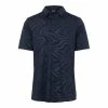 J.Lindeberg Tony AF Print Neo Deboss Navy Mens Golf Polo -Clubs Shop 19478 NEODEBOSSNAVY