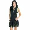 Kinona Kick Pleat Chic Womens Golf Dress -Clubs Shop 19647 BLACK