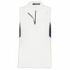 Polo Ralph Lauren RLX Mesh Mix Pure White Womens Sleeveless Golf Polo -Clubs Shop 19864 PURWHTNVY001