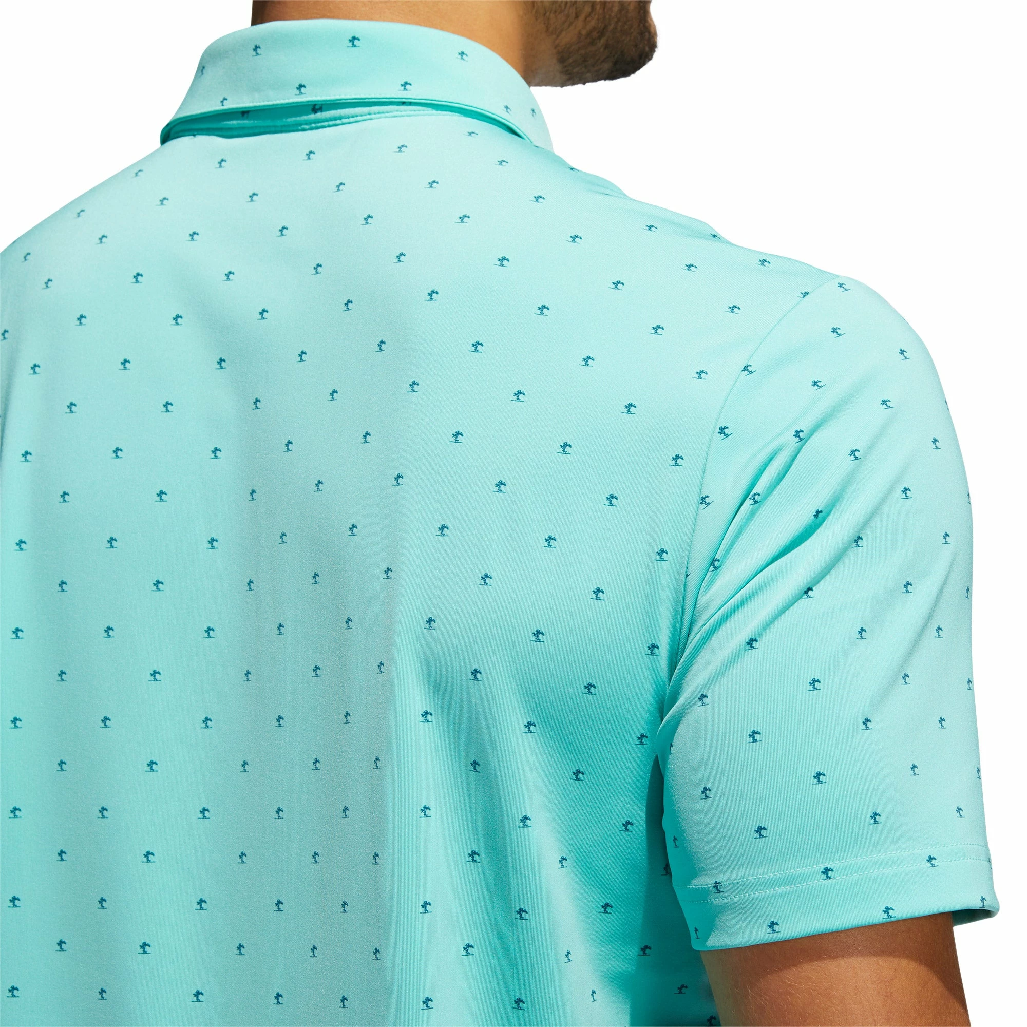 Adidas Golf Adidas Ultimate365 Print Mens Golf Polo 5 Adidas Golf Adidas Ultimate365 Print Mens Golf Polo - Image 3