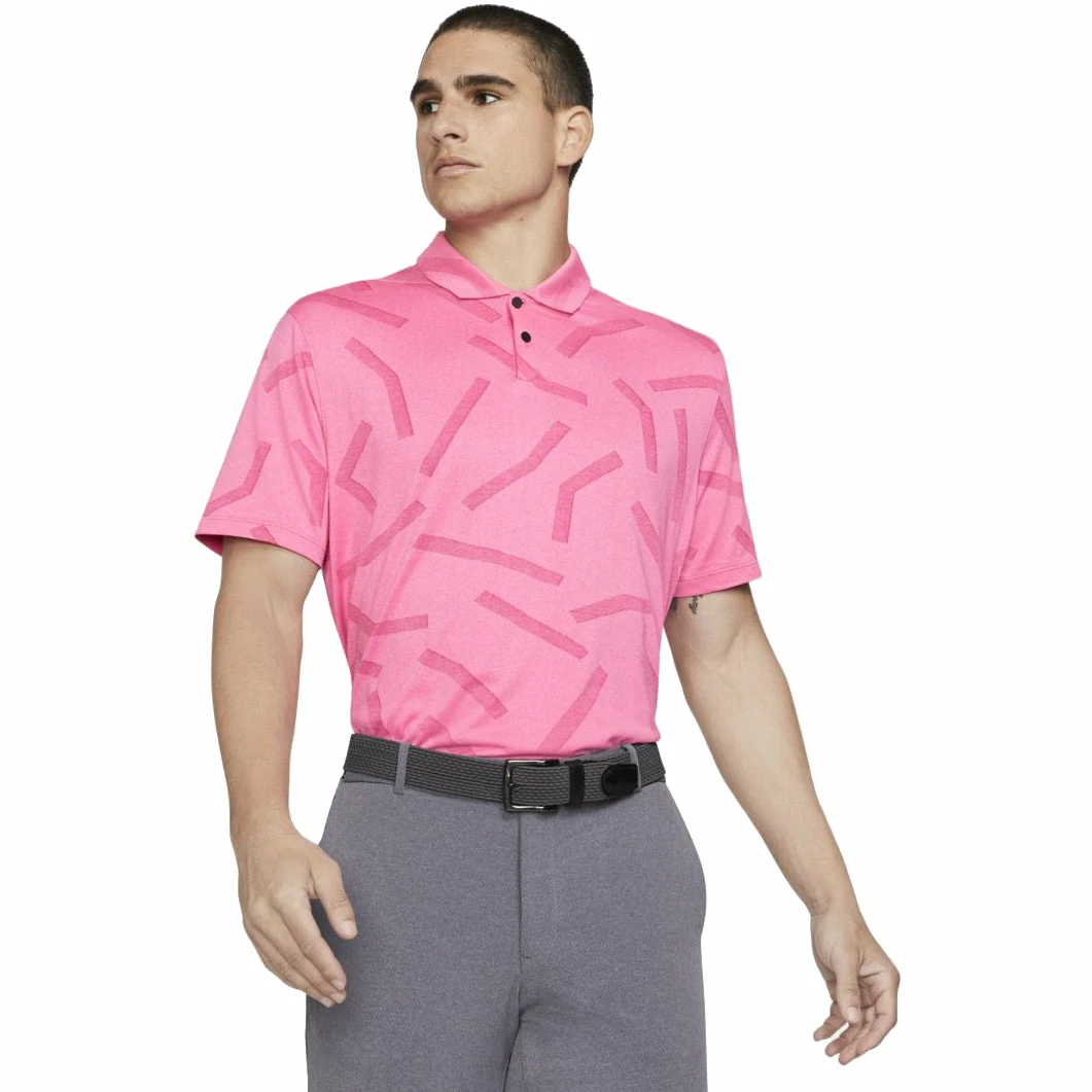Nike Golf Nike Dri-FIT Vapor Course Print Mens Golf Polo 3 Nike Golf Nike Dri-FIT Vapor Course Print Mens Golf Polo