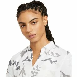 Nike Golf Nike Breathe Printed Womens Golf Polo -Clubs Shop 20523 WHITE100 1 898e6403 b5aa 4787 b9f4 7a707eff82de