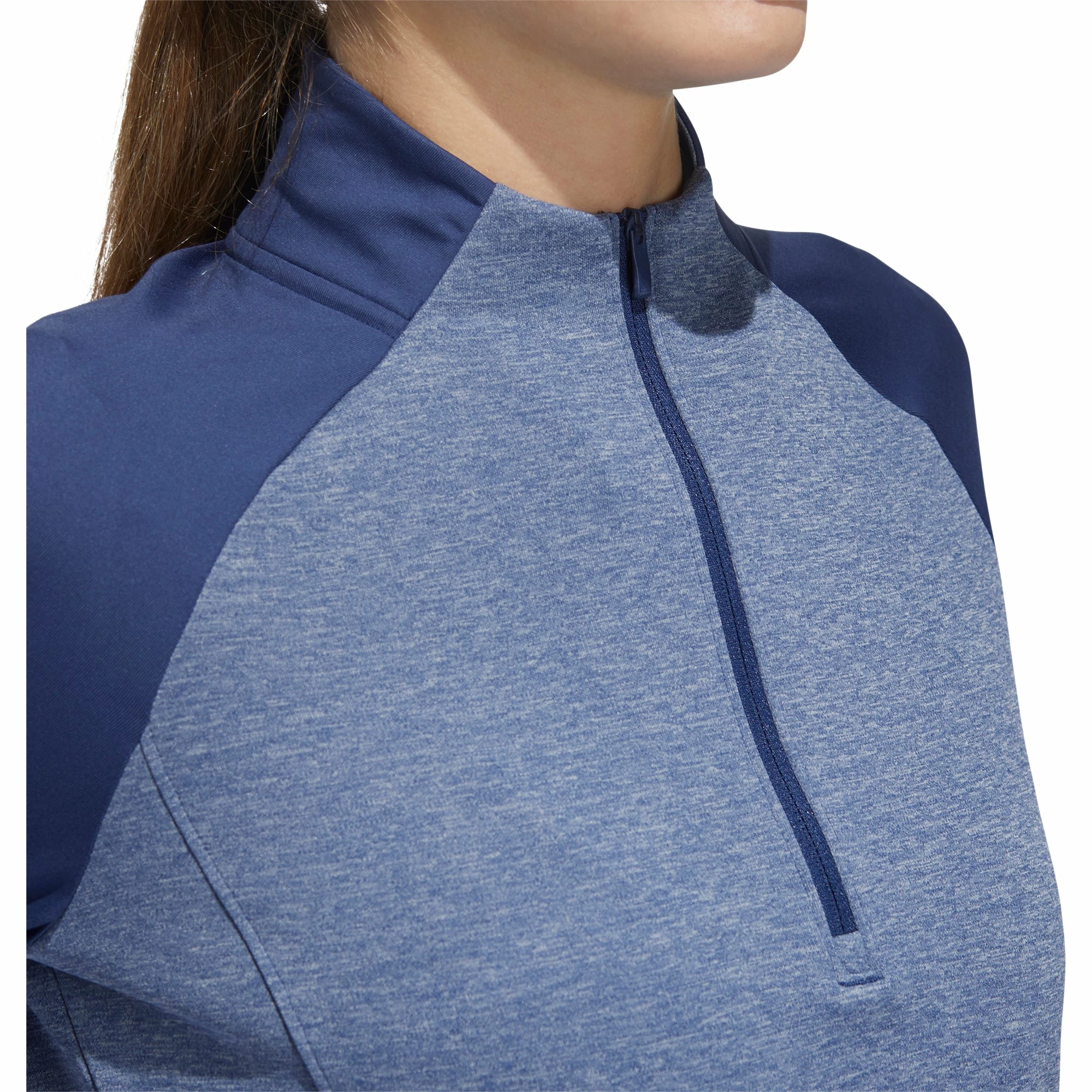 Adidas Golf Adidas Heather Layer Womens Golf 1/4 Zip 5 Adidas Golf Adidas Heather Layer Womens Golf 1/4 Zip - Image 3