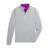 FootJoy Houndstooth Jacquard Grey Mens Golf 1/4 Zip Pullover 2 FootJoy Houndstooth Jacquard Grey Mens Golf 1/4 Zip Pullover -Clubs Shop 20999 GREYWHITE