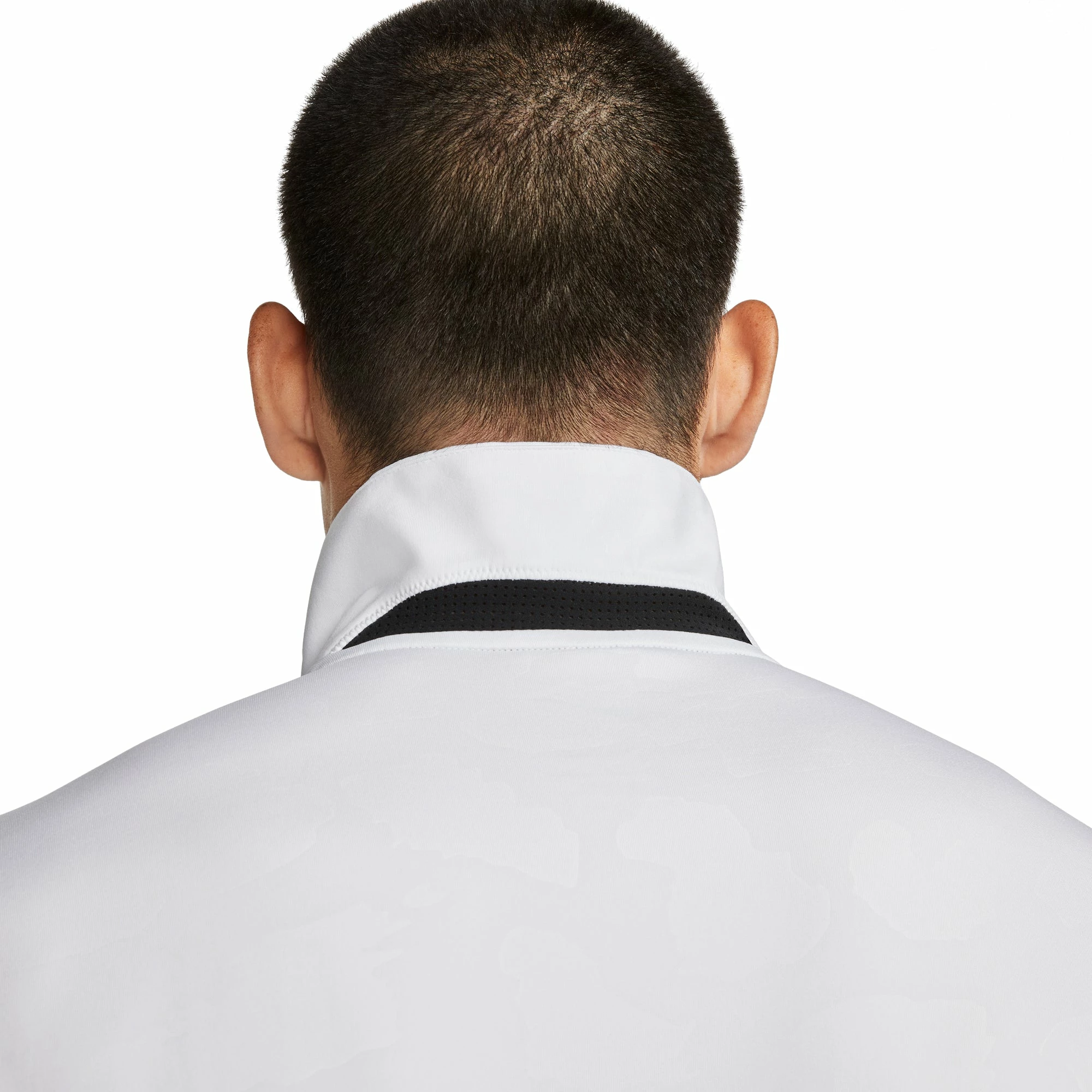 Nike Golf Nike Dri-FIT Vapor GRFX White Mens Golf Polo 5 Nike Golf Nike Dri-FIT Vapor GRFX White Mens Golf Polo - Image 3