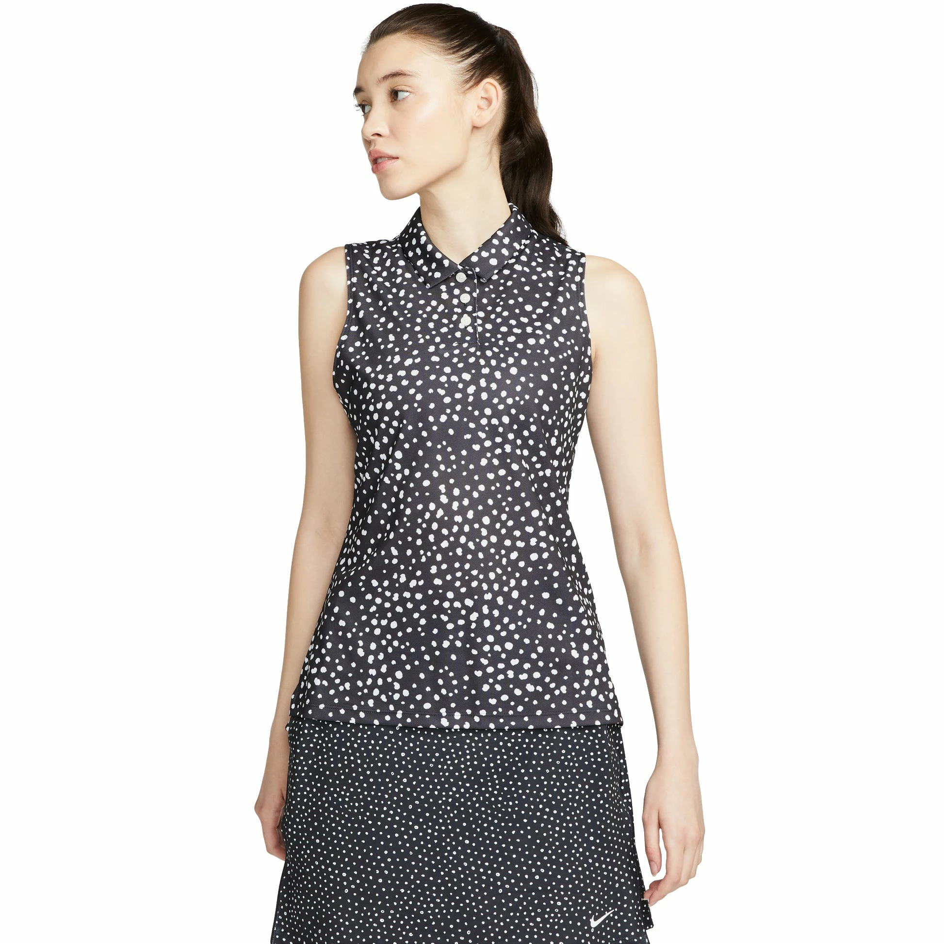 Nike Golf Nike Dri-FIT Victory HO Printed Womens Golf Polo 3 Nike Golf Nike Dri-FIT Victory HO Printed Womens Golf Polo