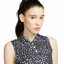 Nike Golf Nike Dri-FIT Victory HO Printed Womens Golf Polo 9 Nike Golf Nike Dri-FIT Victory HO Printed Womens Golf Polo -Clubs Shop 21347 BLACK010 1