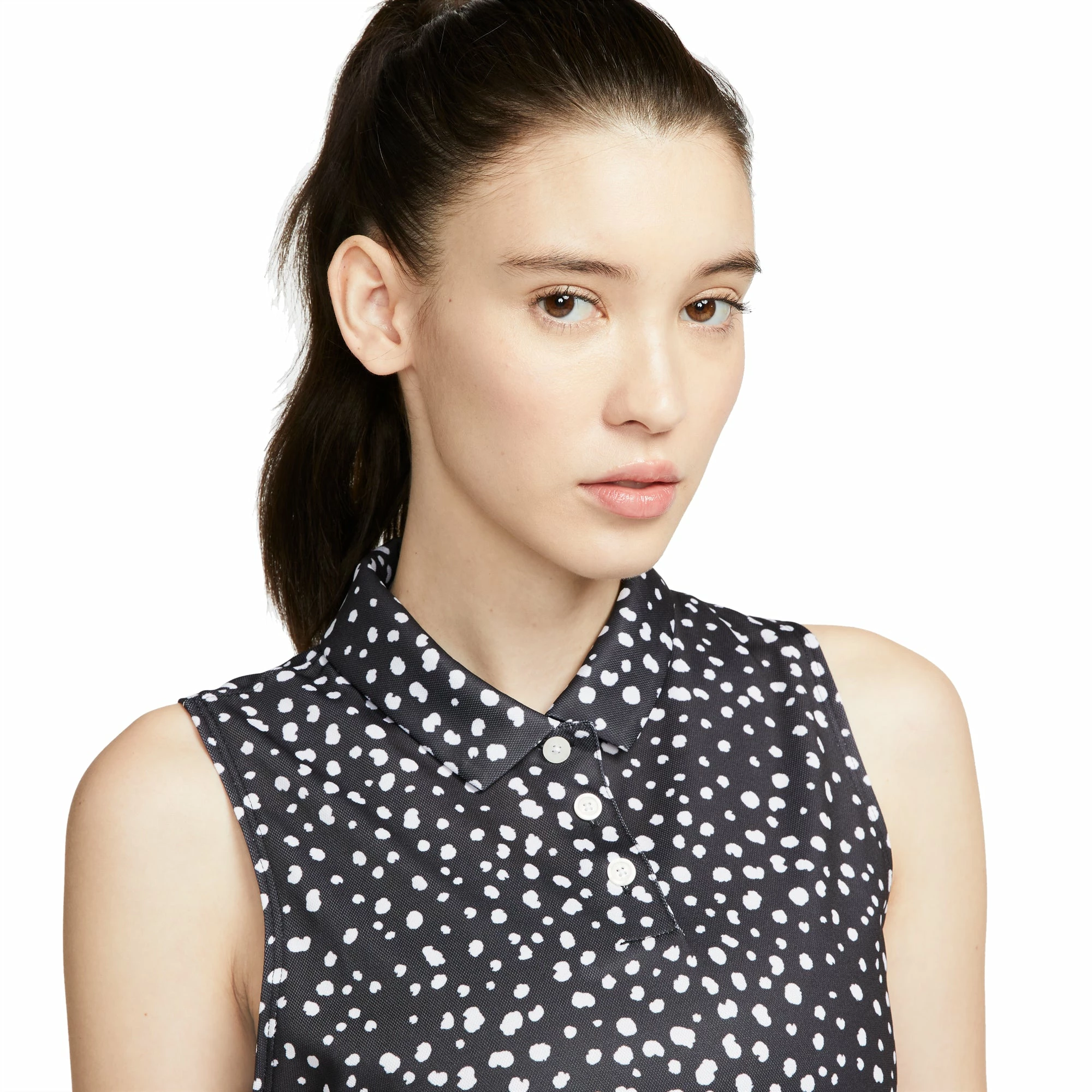 Nike Golf Nike Dri-FIT Victory HO Printed Womens Golf Polo 4 Nike Golf Nike Dri-FIT Victory HO Printed Womens Golf Polo - Image 2